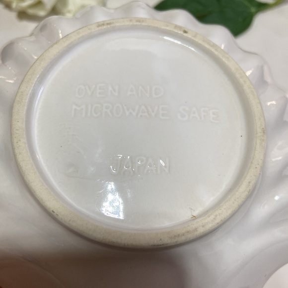 Vintage Ceramic Scallop Sea Shell Oven&Microwave Save Baking Dish Bowl Plate - Picture 10 of 17